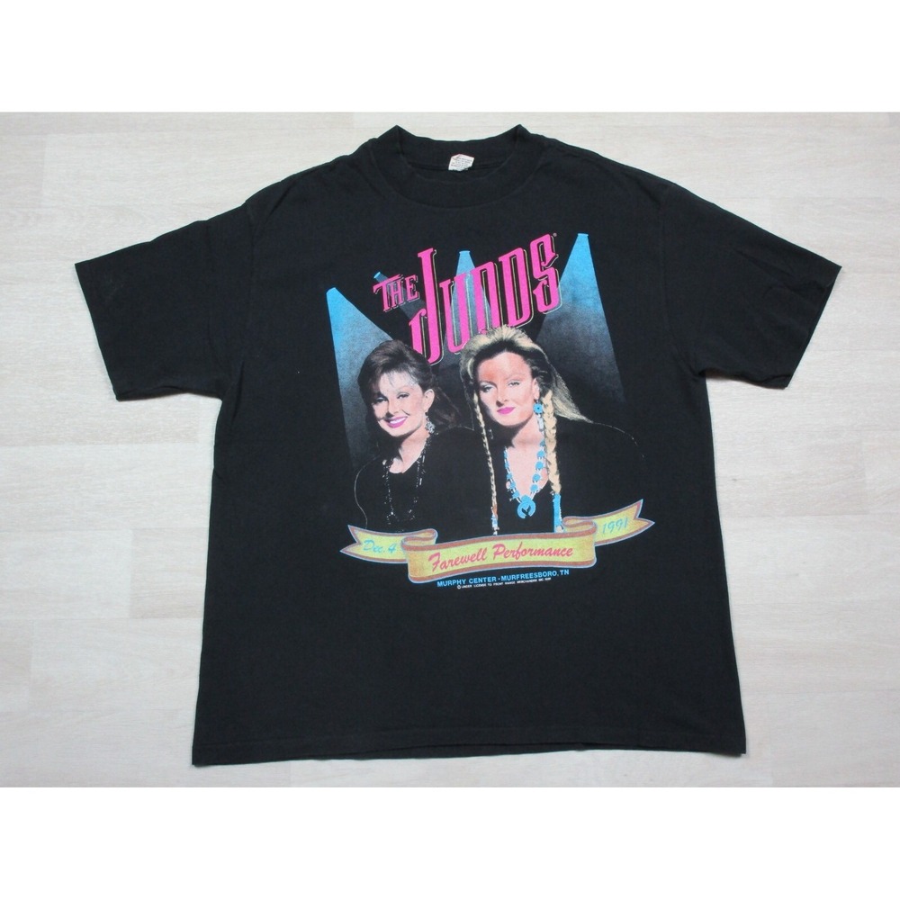 Vintage The Judds Band T-Shirt (XL) 1991 Farewell Performance Tour Country Music